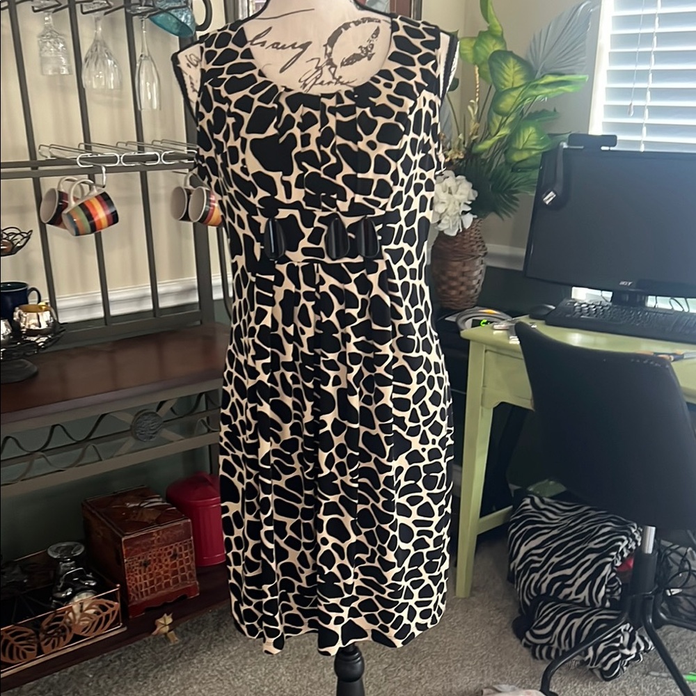 Stylish Black and White Dress